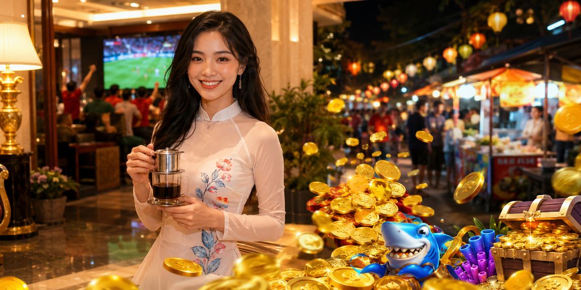 Người dùng Hà Nội kiểm tra kết quả xổ số và thanh toán trực tuyến tại quán cà phê